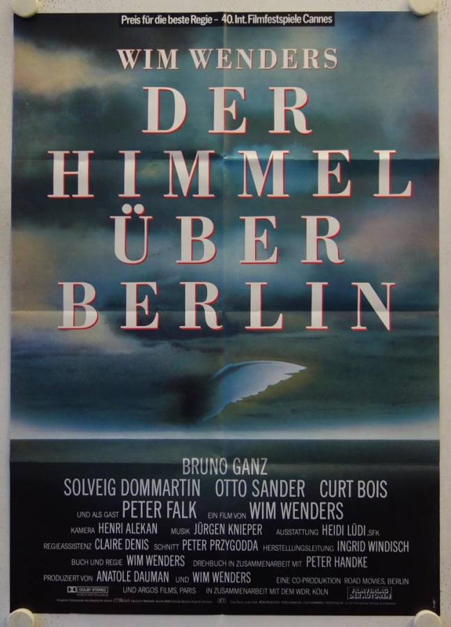 Wings of Desire original release german movie poster